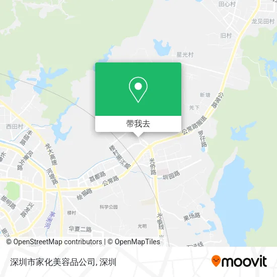 深圳市家化美容品公司地图