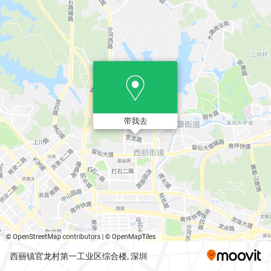 西丽镇官龙村第一工业区综合楼地图