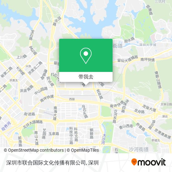 深圳市联合国际文化传播有限公司地图