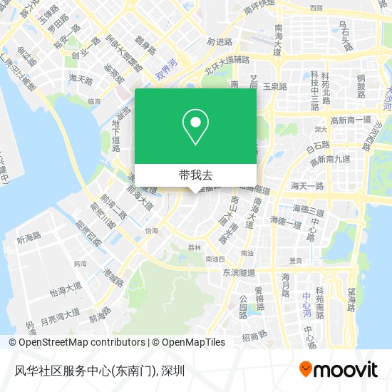 风华社区服务中心(东南门)地图