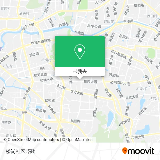 楼岗社区地图