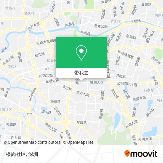 楼岗社区地图