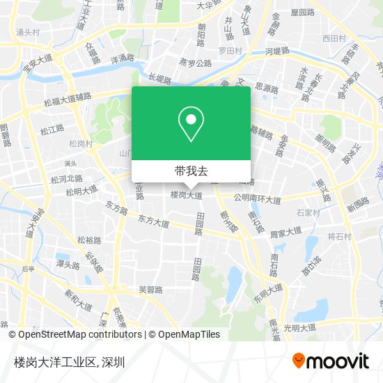 楼岗大洋工业区地图