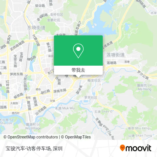 宝骏汽车-访客停车场地图