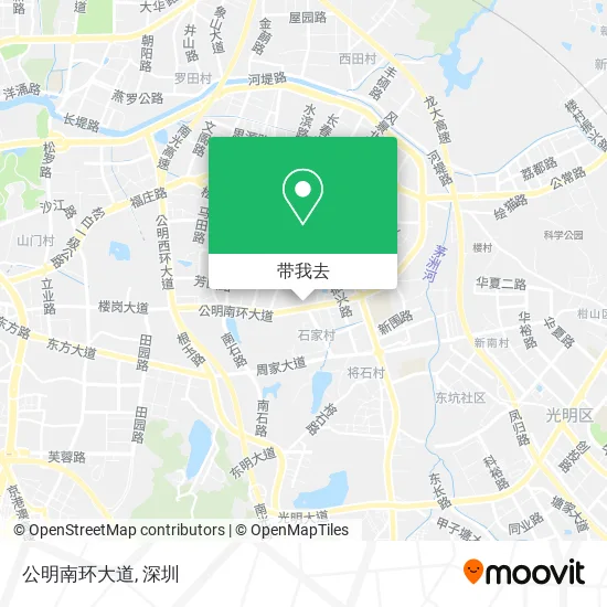 公明南环大道地图