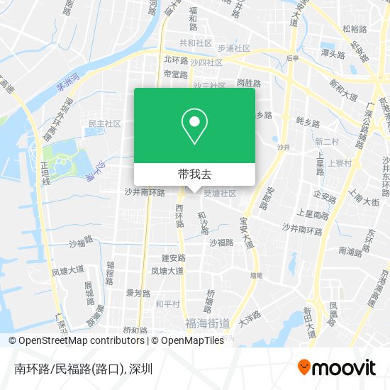 南环路/民福路(路口)地图