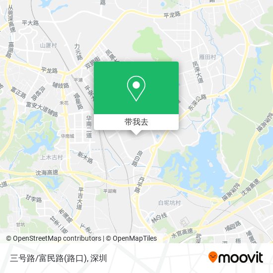 三号路/富民路(路口)地图