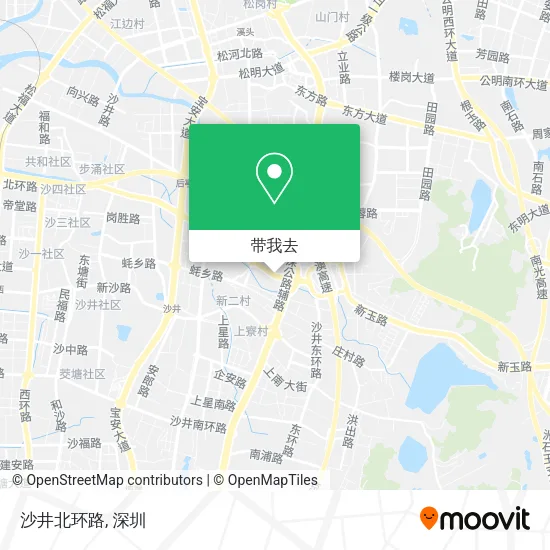沙井北环路地图