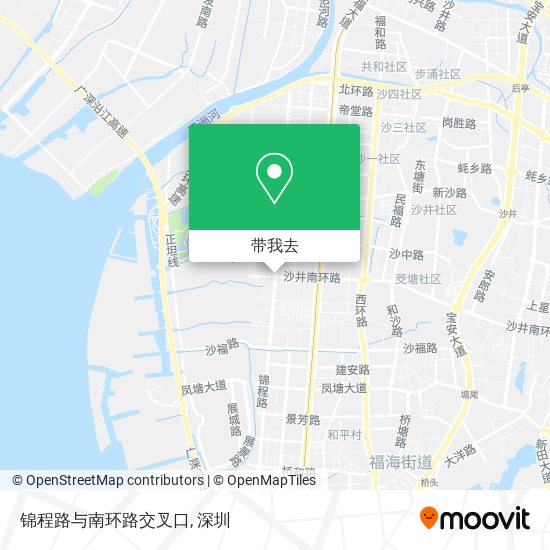 锦程路与南环路交叉口地图