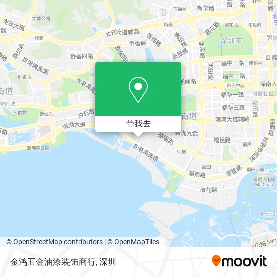 金鸿五金油漆装饰商行地图