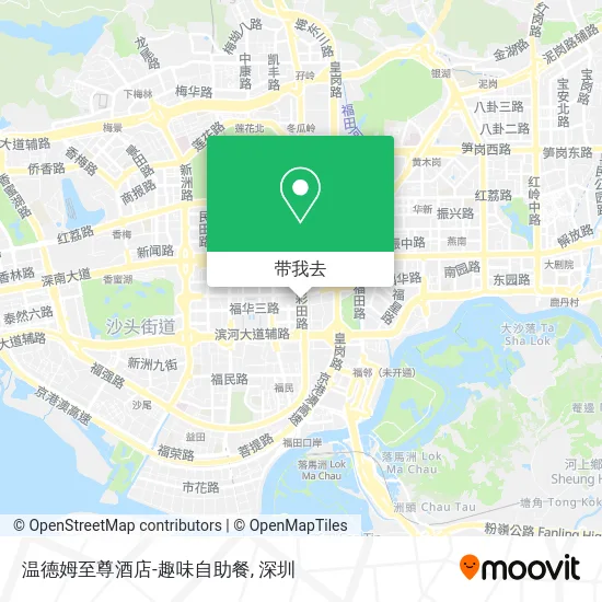 温德姆至尊酒店-趣味自助餐地图