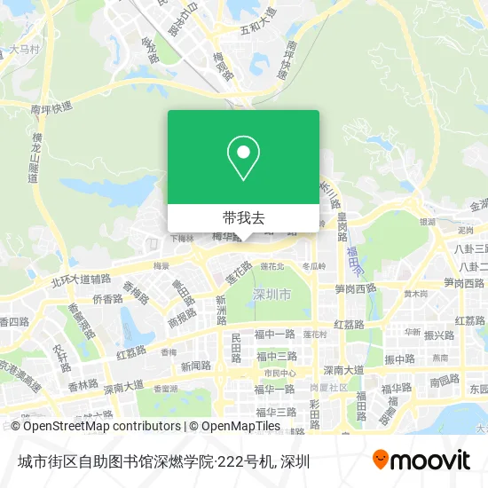 城市街区自助图书馆深燃学院·222号机地图
