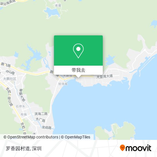 罗香园村道地图