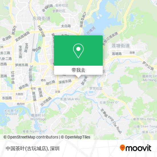中国茶叶(古玩城店)地图