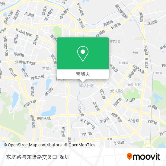 东坑路与东隆路交叉口地图
