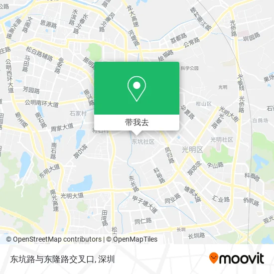 东坑路与东隆路交叉口地图