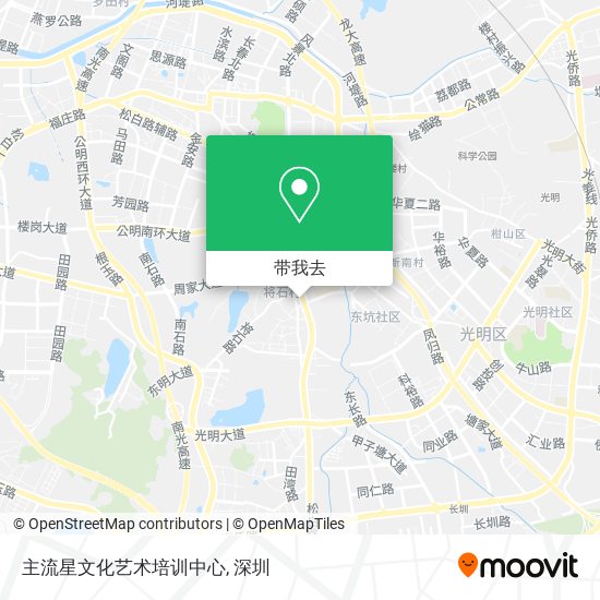 主流星文化艺术培训中心地图