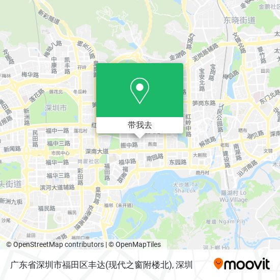 广东省深圳市福田区丰达(现代之窗附楼北)地图
