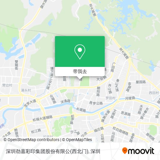 深圳劲嘉彩印集团股份有限公(西北门)地图