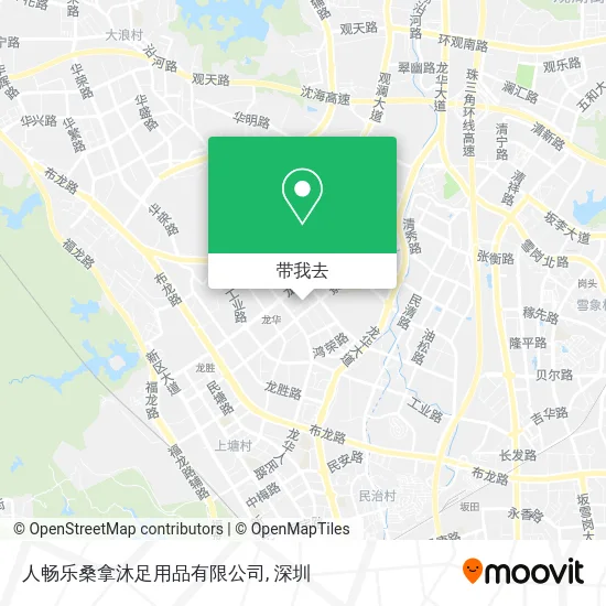 人畅乐桑拿沐足用品有限公司地图