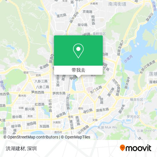 洪湖建材地图