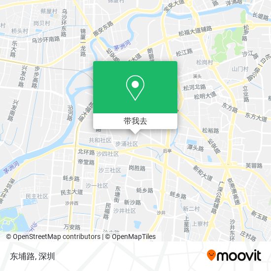 东埔路地图