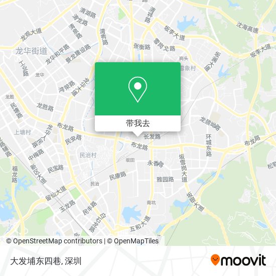 大发埔东四巷地图