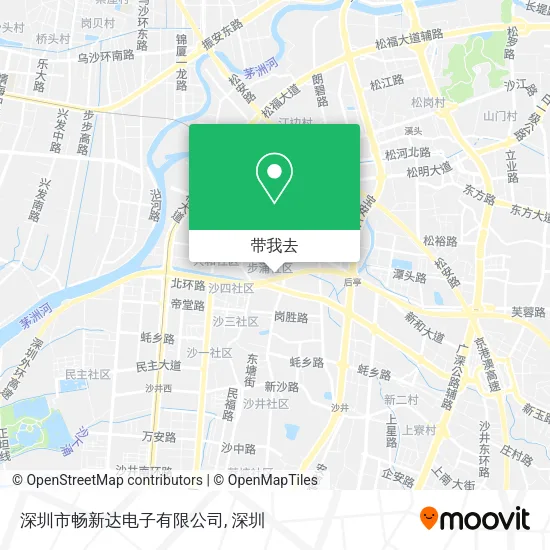 深圳市畅新达电子有限公司地图