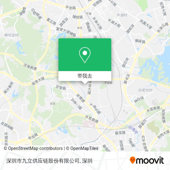 深圳市九立供应链股份有限公司地图