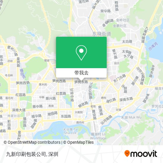 九新印刷包装公司地图
