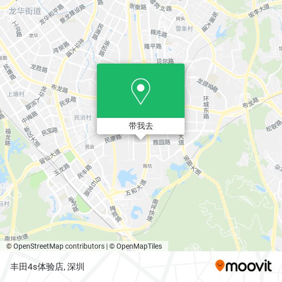 丰田4s体验店地图