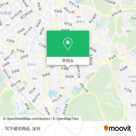 写字楼招商处地图