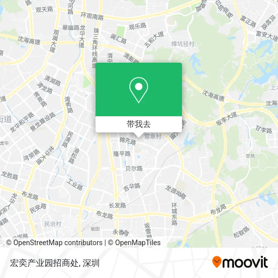 宏奕产业园招商处地图