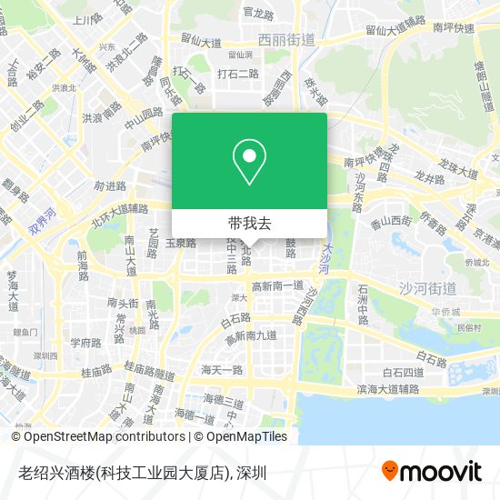 老绍兴酒楼(科技工业园大厦店)地图