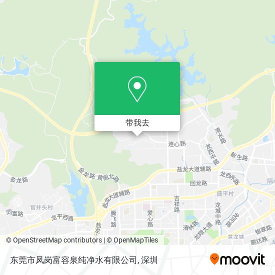 东莞市凤岗富容泉纯净水有限公司地图
