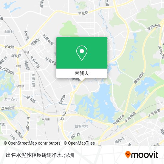 出售水泥沙轻质砖纯净水地图