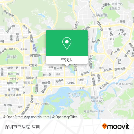 深圳市书法院地图