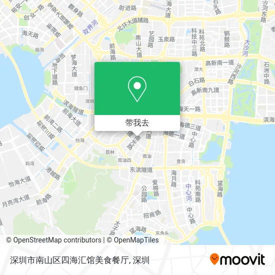 深圳市南山区四海汇馆美食餐厅地图