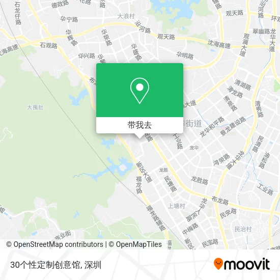 30个性定制创意馆地图