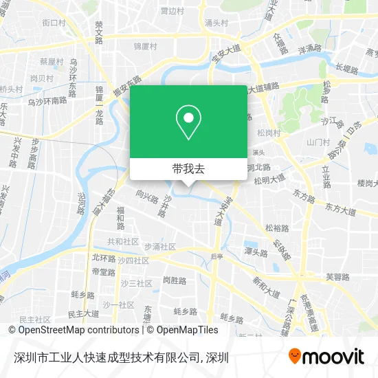深圳市工业人快速成型技术有限公司地图