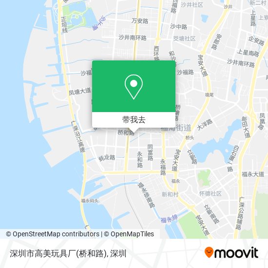 深圳市高美玩具厂(桥和路)地图