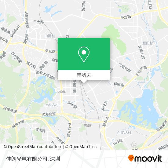 佳朗光电有限公司地图