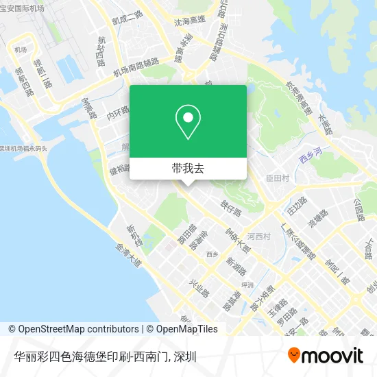 华丽彩四色海德堡印刷-西南门地图
