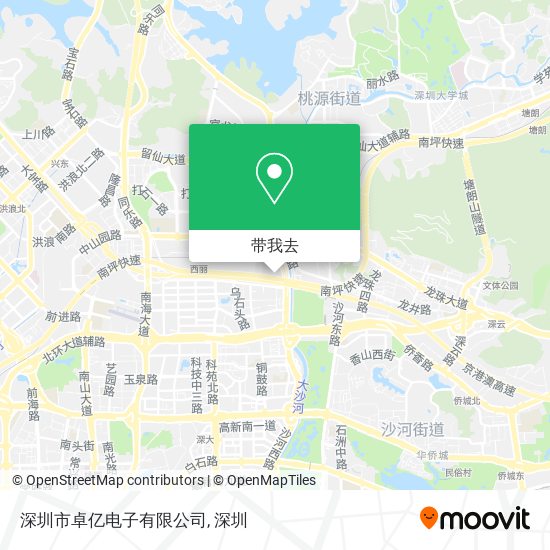 深圳市卓亿电子有限公司地图