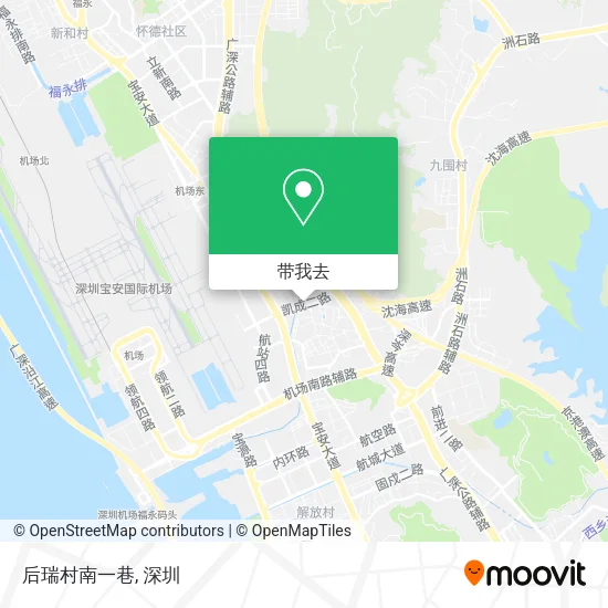 后瑞村南一巷地图