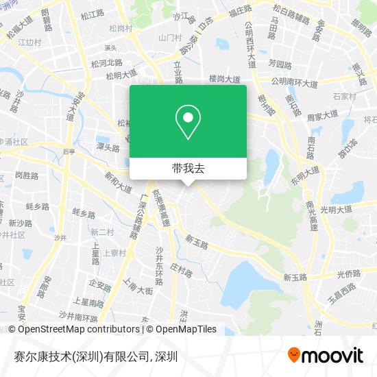 赛尔康技术(深圳)有限公司地图
