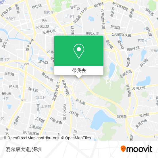 赛尔康大道地图