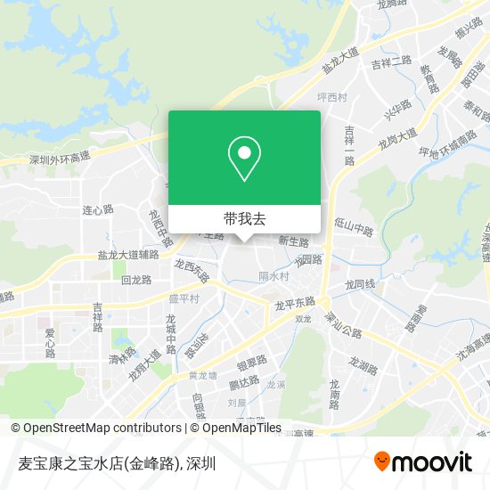 麦宝康之宝水店(金峰路)地图