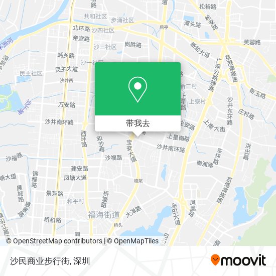沙民商业步行街地图