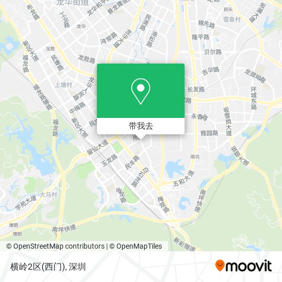横岭2区(西门)地图